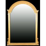 Alexander G Ley & Son. A Reproduction Gilt Composition Adam Style Frame, with an arched top and