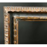 Mid 20th Century Italian School. A Carved Giltwood and Painted Frame, rebate 32.5" x 26.5" (82.5 x