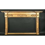 Early 19th Century English School. An Overmantel (no glass), overall 38" x 62.5" x 7" (96.5 x 158.