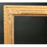 Late 17th Century English School. A Carved Giltwood Lely Panel Frame, rebate 30" x 24.5" (76.2 x