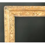 Late 17th Century English School. A Carved Giltwood Frame, rebate 52.5" x 25" (133.4 x 63.5cm)