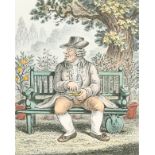 James Gillray (1757-1815) British. A Set of Six, "Delicious-Weather", "Very Slippy-Weather", "Fine