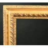 Early 18th Century English School. A Carved Giltwood Knull Gadroon Frame, rebate 29.5" x 25" (75 x
