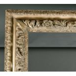 17th Century English School. A Charles II Carved Silverwood Frame, with rolling leaf design,