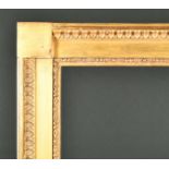 Alexander G Ley & Son. A Reproduction Neoclassical Carved Giltwood Frame, rebate 60" x 42" (152.4