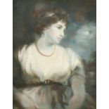 After John Hoppner (1758-1810) British. Portrait of Jane Elizabeth Harley (nee Scott), Countess of