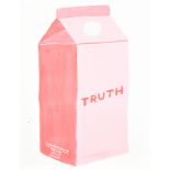 David Shrigley (1968- ) British. "Truth - Ingredients, Truth, Water, Sugar", Lithograph, Unframed