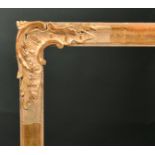 Late 20th Century European School. A Gilt Composition Frame with swept corners, rebate 30" x 25" (