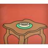 Patrick Caulfield (1936-2005) British. "Occasional Table", Lithograph, Signed and numbered 455/500