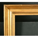 19th Century English School. A Gilt Hollow Frame, rebate 18.5" x 14.5" (47 x 36.8cm)