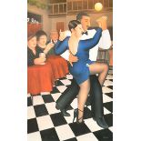 Beryl Cook (1906-2001) British. "Tango In Bar Sur", Lithograph, Signed and numbered 354/650 in