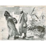 Jean-Louis Forain (1852-1931) French. "La Reconnaissance", Print, Signed and numbered 153/200 in
