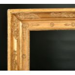 19th Century French School. A Gilt Composition Empire Frame, rebate 21.5" x 18.5" (54.6 x 47cm)