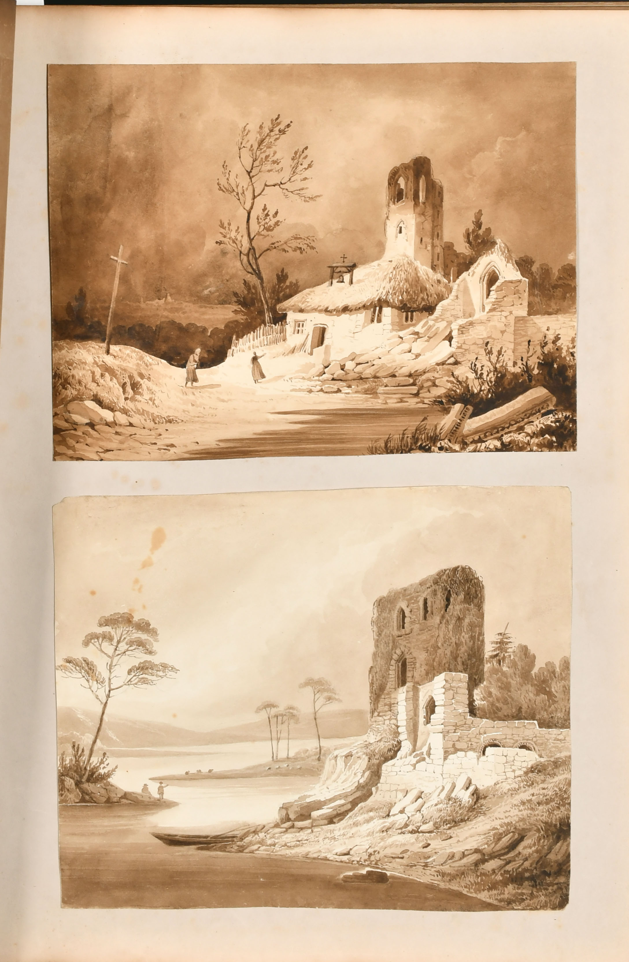 19th Century English School. An Extensive Mountainous Landscape, Watercolour, 8.75" x 12.75" (22.2 x - Image 12 of 13