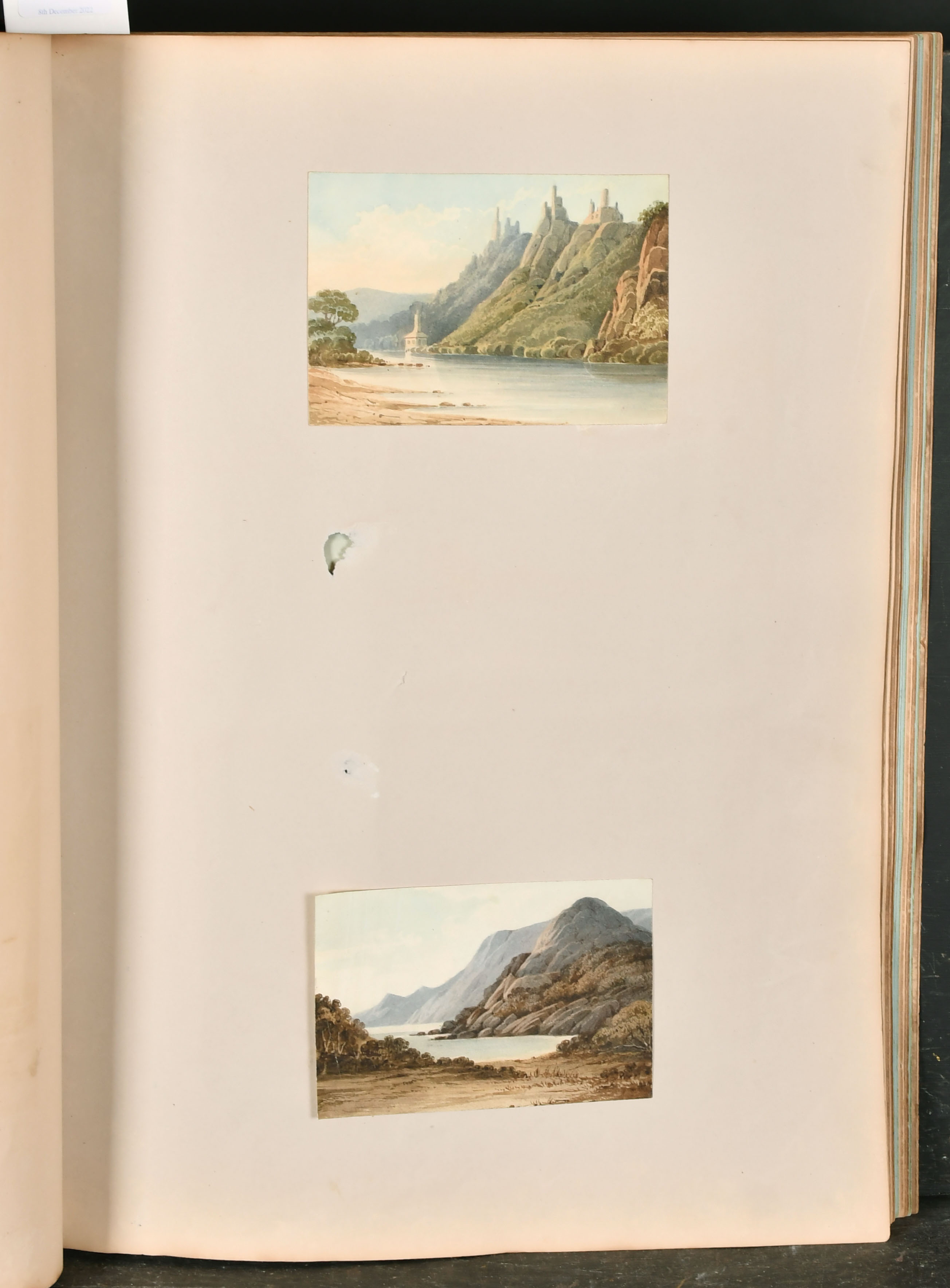 19th Century English School. An Extensive Mountainous Landscape, Watercolour, 8.75" x 12.75" (22.2 x - Image 6 of 13
