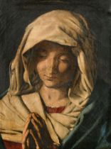 After Giovanni Battista Salvi 'Sassoferrato' (1609-1685) Italian. The Virgin in Prayer, Oil on