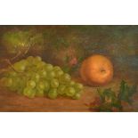Manner of Charles Archer (1855-1931) British. Still Life of Fruit, Oil on canvas, bears a