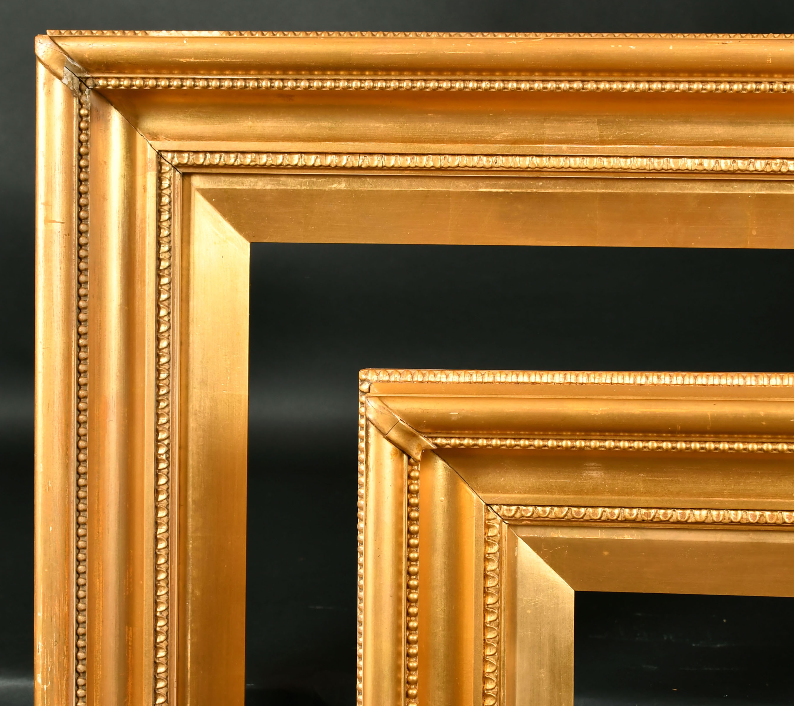 Late 19th Century English School. A Pair of Gilt Composition Frames, rebate 30" x 20" (76.2 x 50.