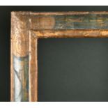 17th Century Italian School. A Gilt and Painted Frame, rebate 33" x 25" (83.8 x 63.5cm)