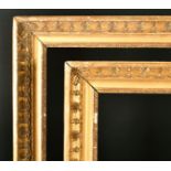 19th Century French School. A Near Pair of Empire Gilt Composition Frames, rebate 28" x 24" (71.1
