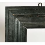 17th Century Dutch School. A Rippled Ebony Frame, rebate 10" x 8" (25.4 x 20.3cm)