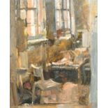 Paul Ayshford Methuen (1886-1974) British. The Studio, Oil on board, Signed, 17.75" x 14" (45.1 x