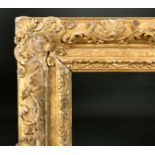 18th Century French School. A Carved Giltwood Frame, rebate 38.5" x 23.5" (97.8 x 59.8cm)
