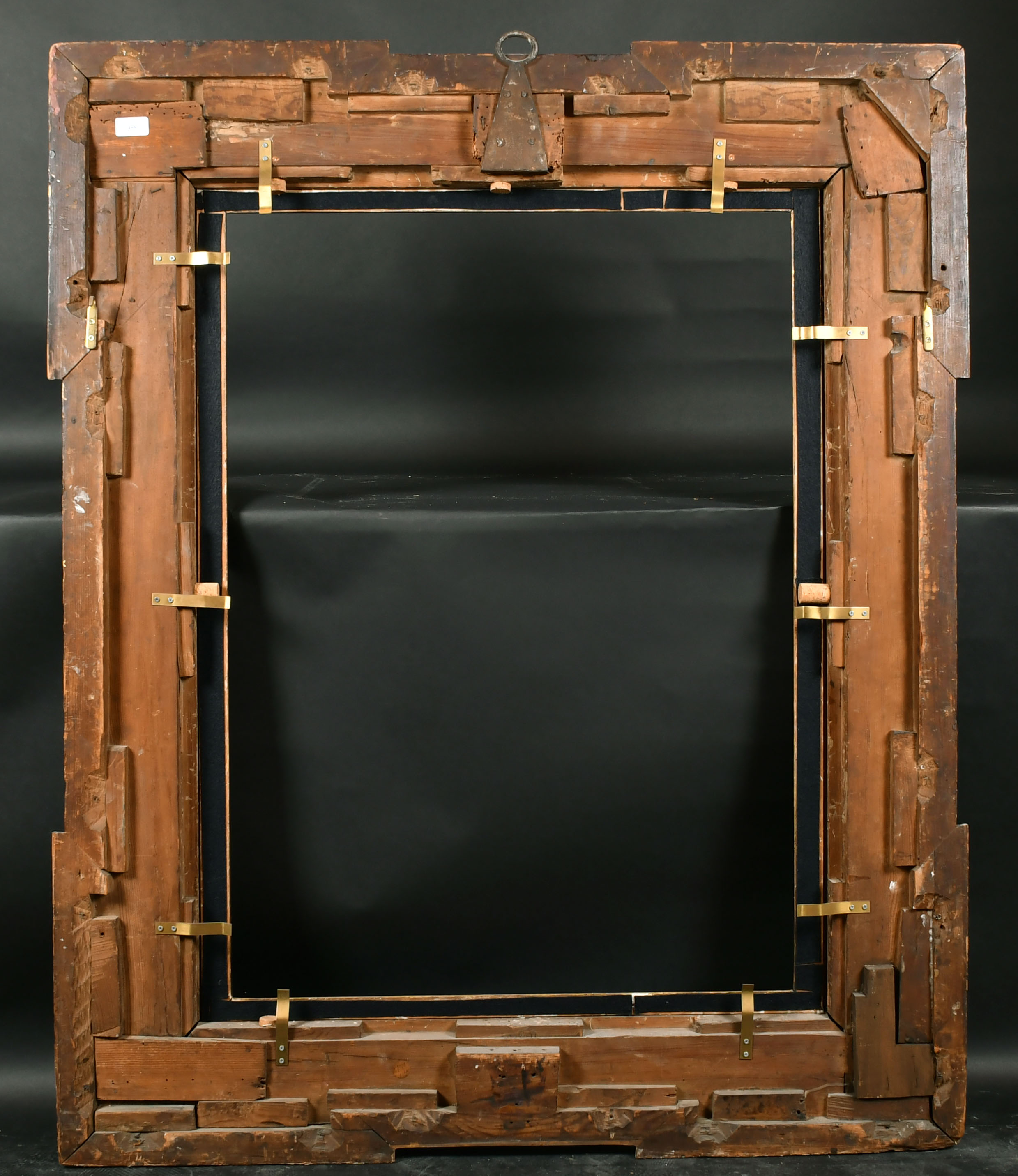 Late 18th Century Italian School. A Carved Giltwood and Painted Frame, rebate 38" x 27.5" (96.6 x - Image 3 of 3