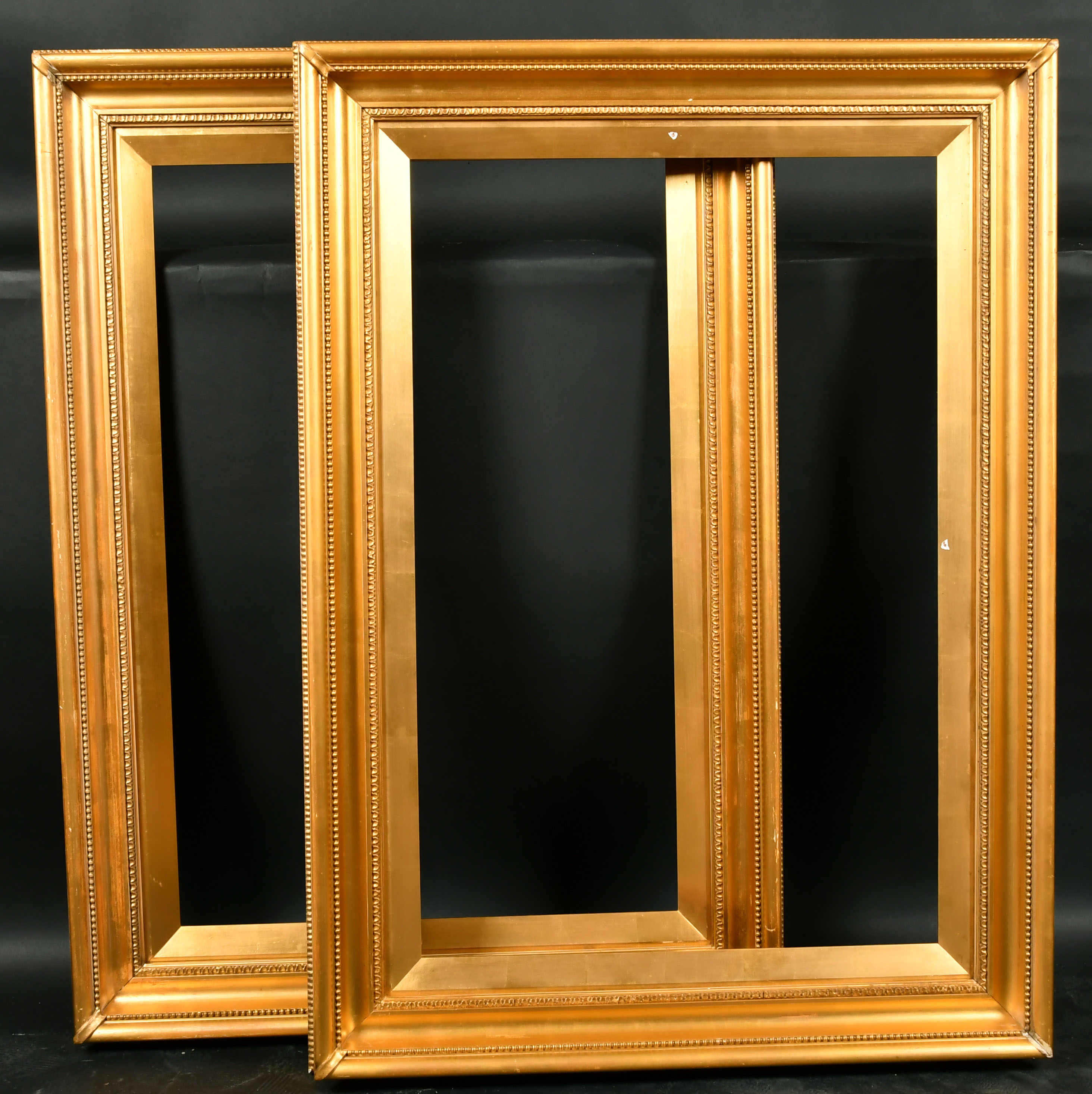 Late 19th Century English School. A Pair of Gilt Composition Frames, rebate 30" x 20" (76.2 x 50. - Image 2 of 3