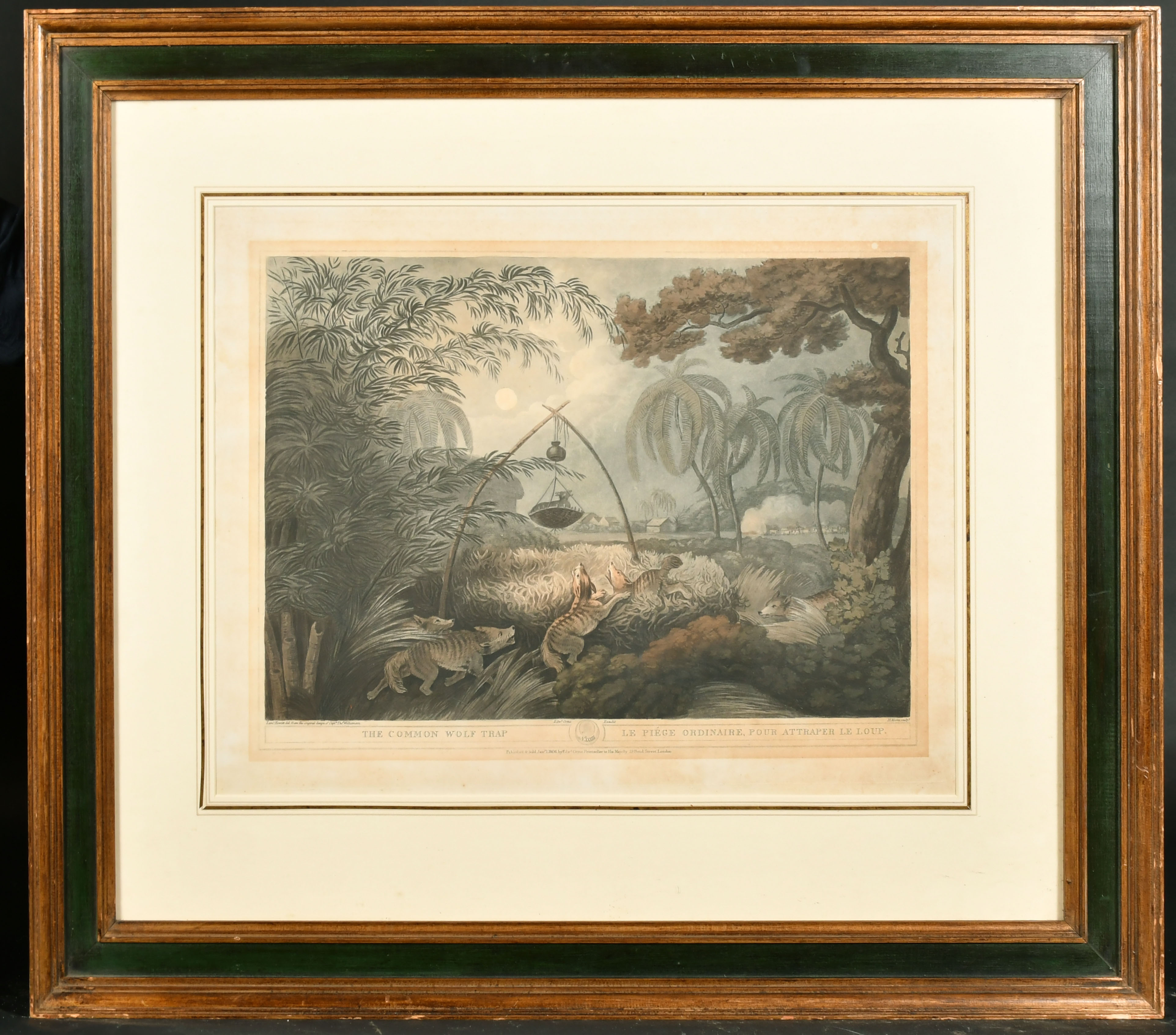 Samuel Howitt (c.1765-1822) British. "The Common Wolf Trap", Engraved by H Merke, 12" x 17" (30.5 - Image 2 of 6