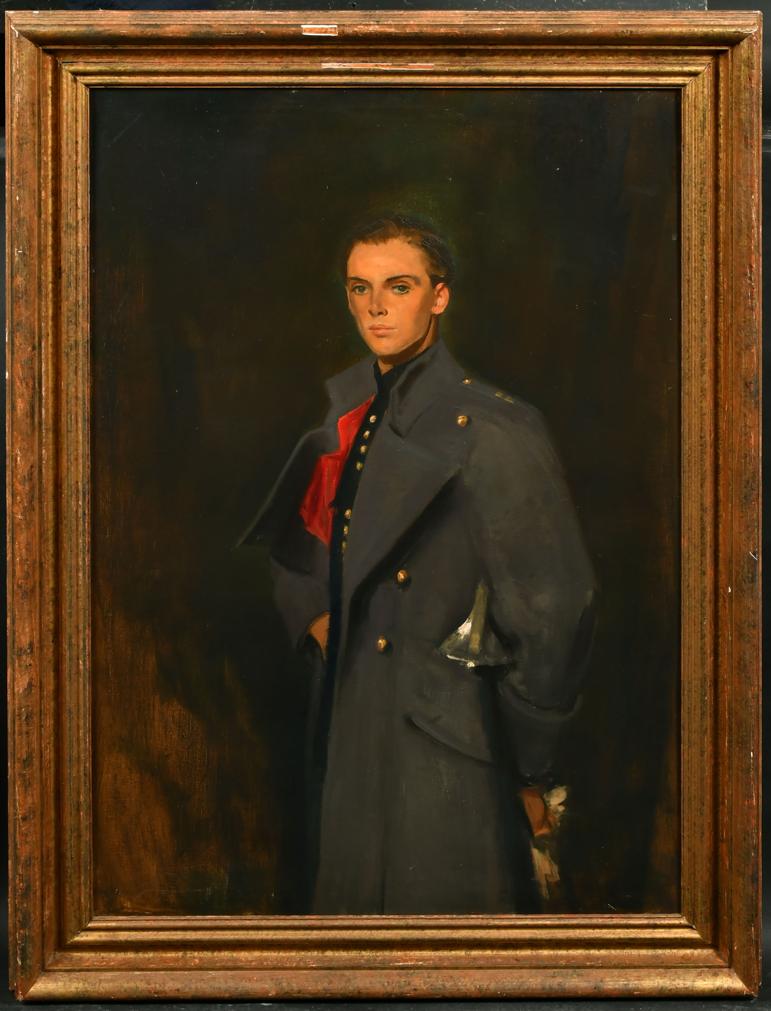 Alfred Kingsley Lawrence (1893-1978) British. Three Quarter Length Portrait of Shaun Plunket, 9th - Image 2 of 3