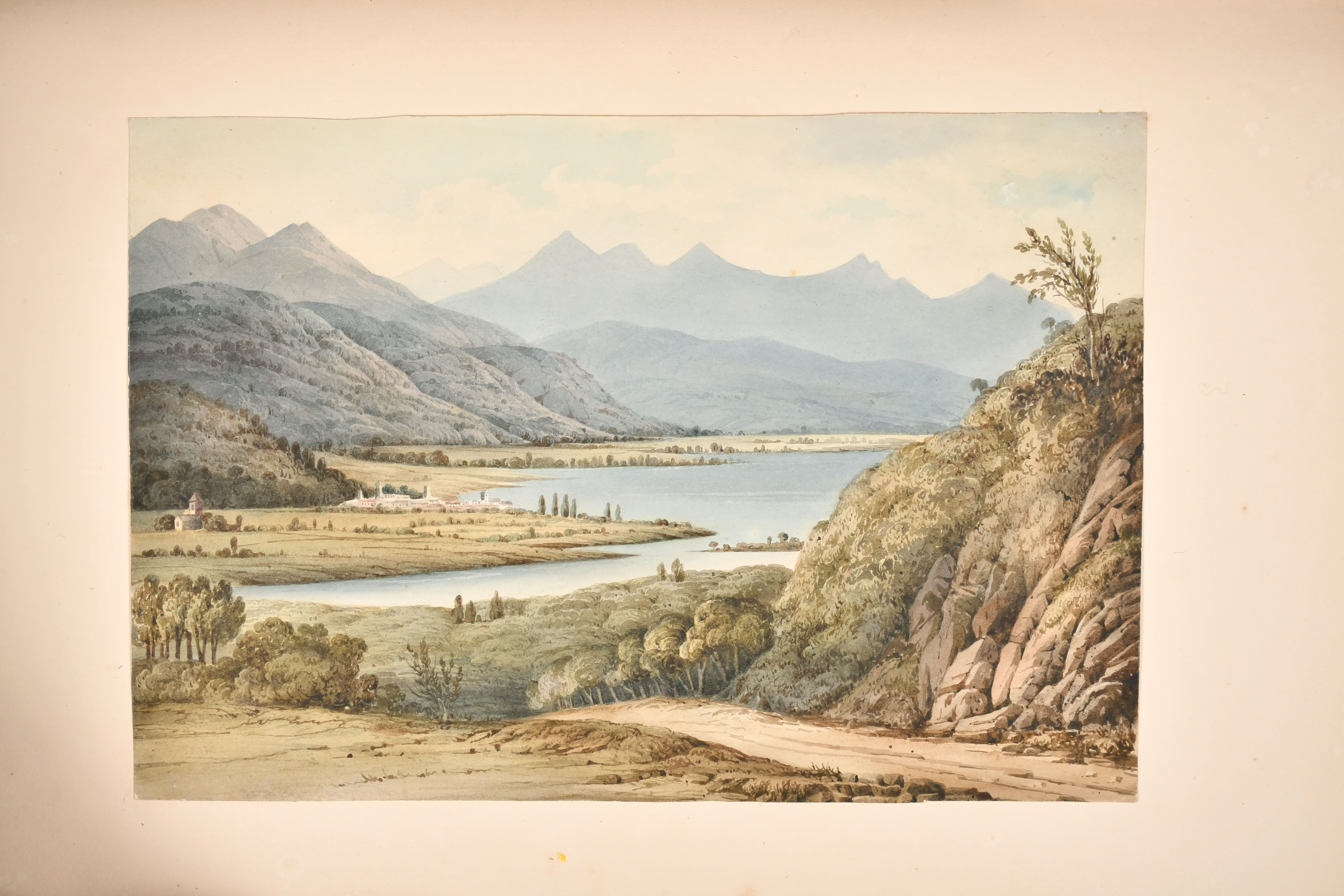 19th Century English School. An Extensive Mountainous Landscape, Watercolour, 8.75" x 12.75" (22.2 x - Image 2 of 13
