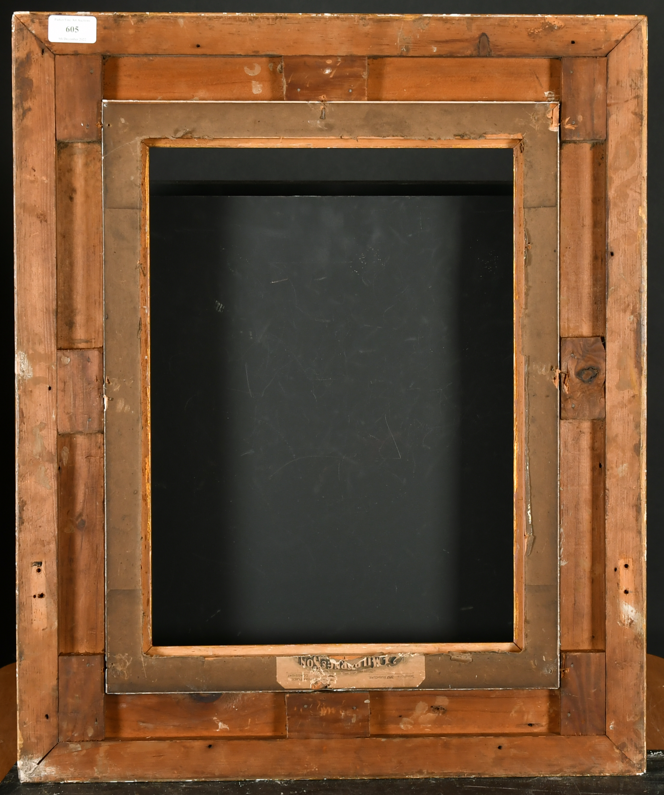 19th Century English School, A Gilt Composition Frame, rebate 16.5" x 12" (42 x 30.5cm) - Image 3 of 3