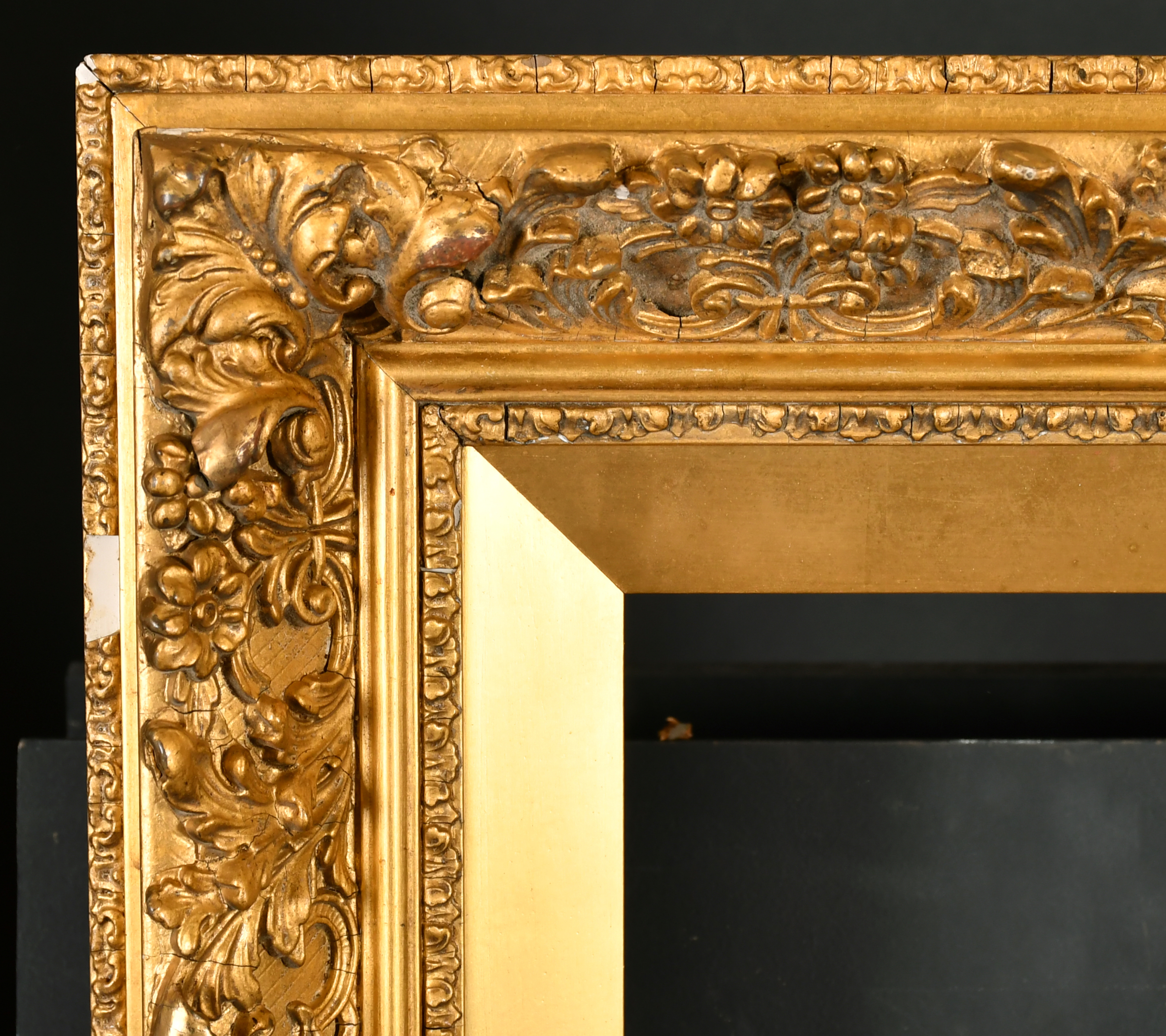 19th Century English School, A Gilt Composition Frame, rebate 16.5" x 12" (42 x 30.5cm)