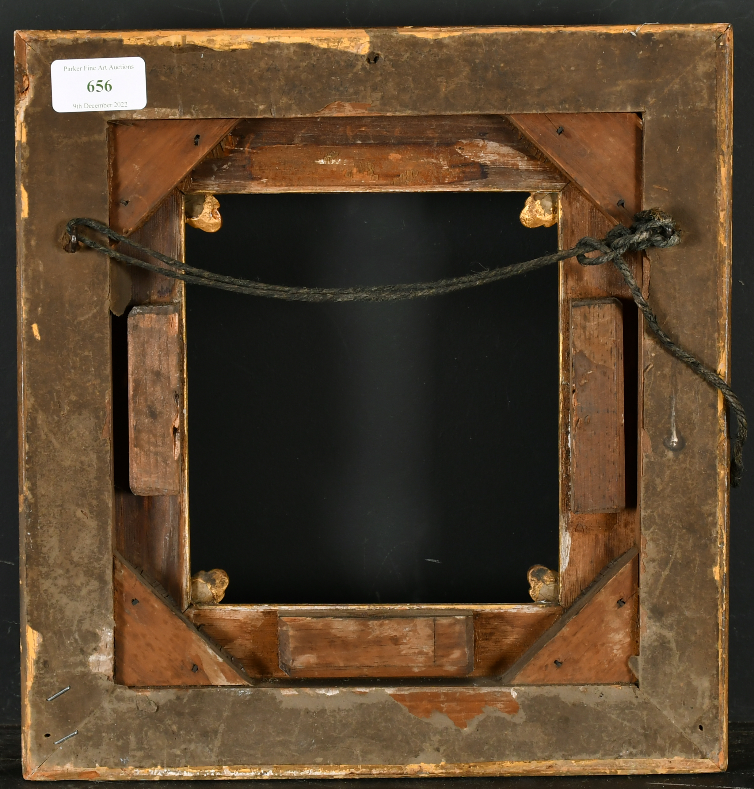 19th Century English School. A Gilt Composition Frame, with swept corners, rebate 7" x 6.25" (17.8 x - Image 3 of 3