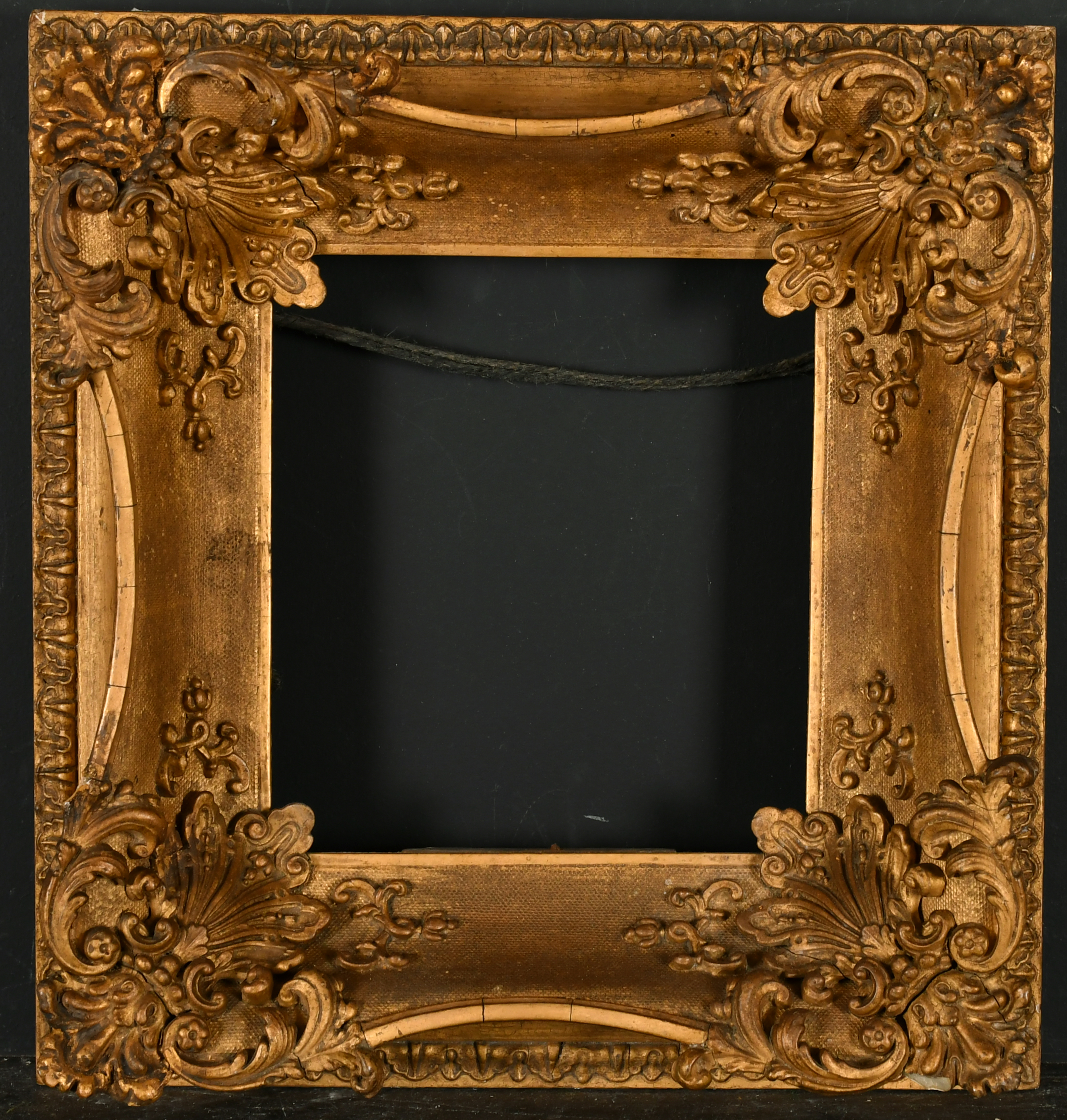 19th Century English School. A Gilt Composition Frame, with swept corners, rebate 7" x 6.25" (17.8 x - Image 2 of 3