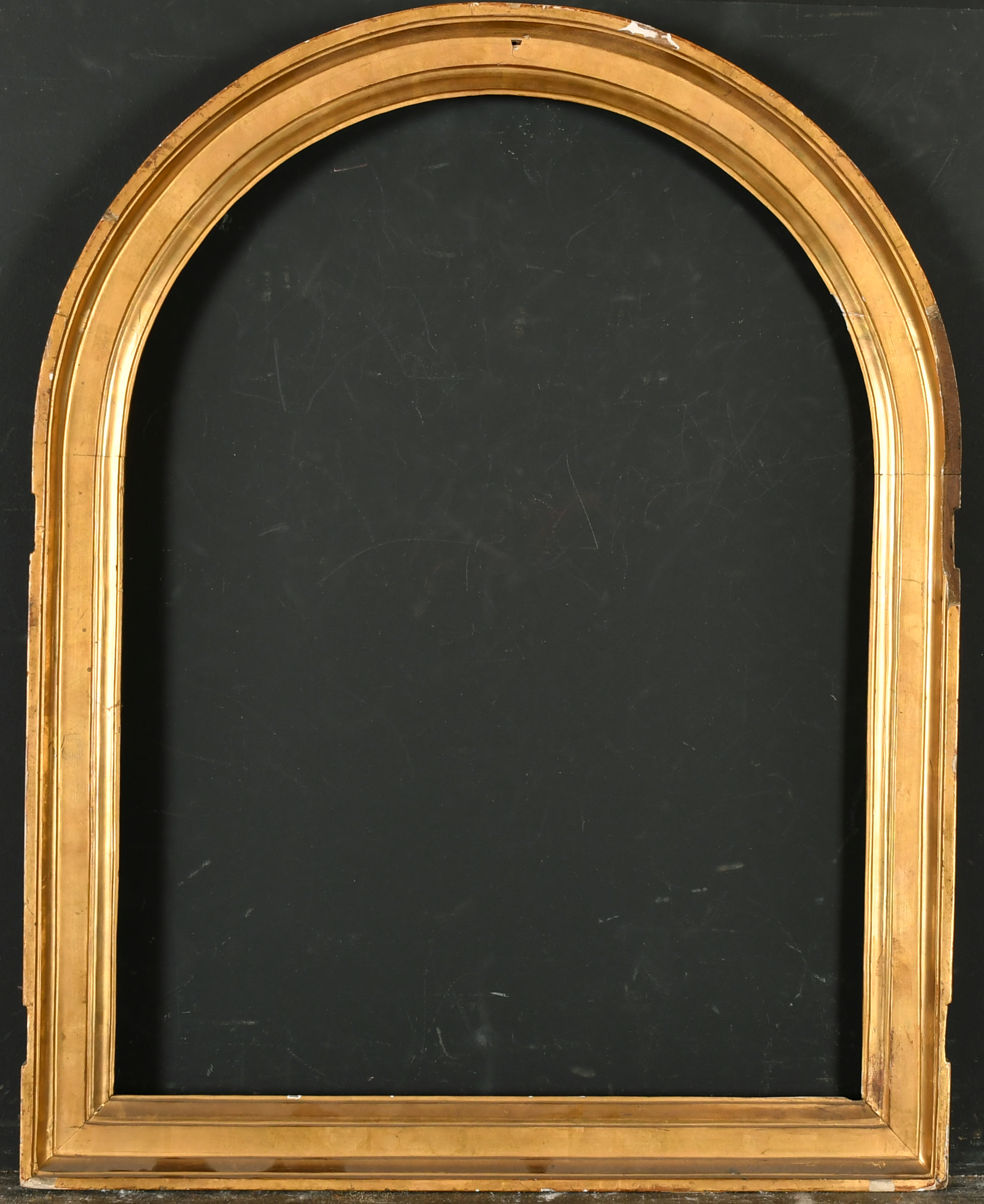 19th Century Italian School. An Arched Gilt Composition Frame, rebate 16.25" x 12" (41.3 x 30.5cm) - Image 2 of 3