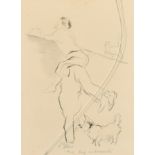 Edmund Blampied (1886-1966) British. "The Dog Understands", Print, Inscribed in Pencil, Inscribed,