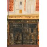 D Quinn (20th-21st Century) British. Study of Emile Raoust & Co Bookshop, Watercolour, Signed and