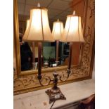 Lovely Vintage style double section interior lamp.