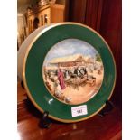 Limited edition the Royal Worcester The Jenny Bazaar plate.