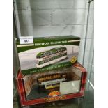 2 Large boxed corgi omnibus models