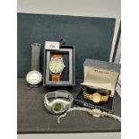 Lot of watches includes Armani watch .