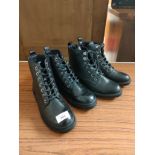 2 Pairs of Dr Martin style boots size 5.