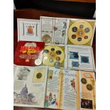 Lot of coins sets to include royal mint set .
