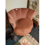 Art deco 1920 s 30s Tub chair.