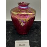 Royal brierley studio iridescent vase.