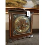 Smiths Empire mantel clock with pendulum.