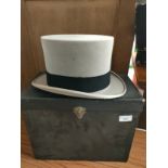 Antique top hat size 7.5 with original box .
