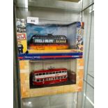 2 Large boxed corgi omnibus models